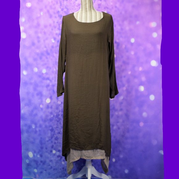 ANSELF Dresses & Skirts - ANSELF Lagenlook Layered Maxi Dress